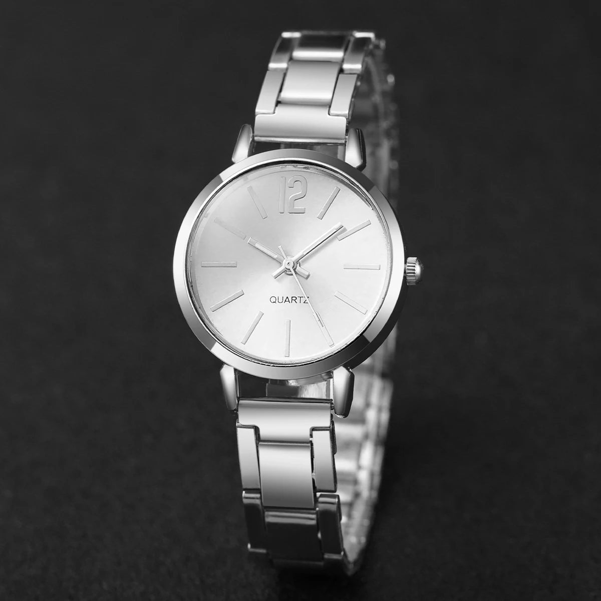 Conjunto Feminino 6 Peças – Relógio Quartz com Pulseira