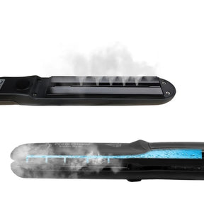 Professional Steam Hair Straightener with Ceramic Coating – Argan Oil Treatment – ​​Fast Heat Up to 450℉