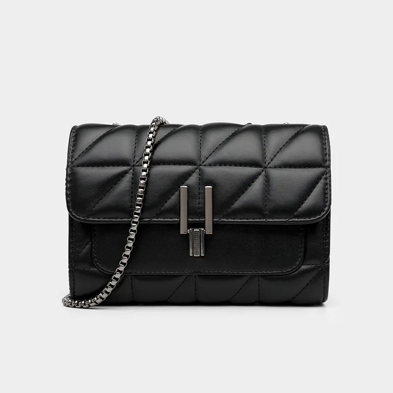 Luxury Style Women's Shoulder Bag – Leather with Chain Strap