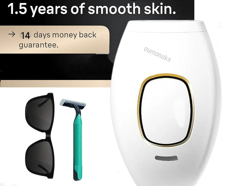 Luxury IPL Laser Hair Removal for Women – Permanent Hair Removal for Face and Body with Advanced Technology