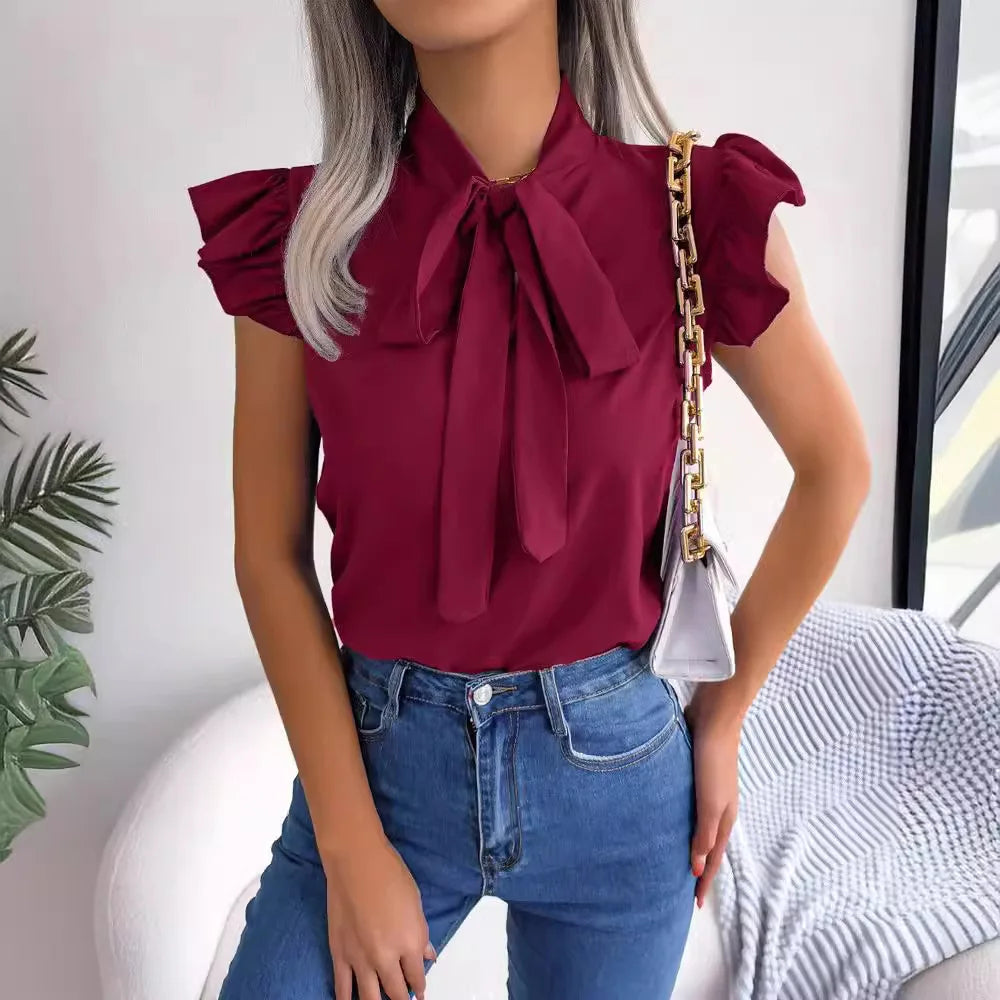 Stylish Summer T-shirt – Short Sleeve, Simple and Versatile Cut