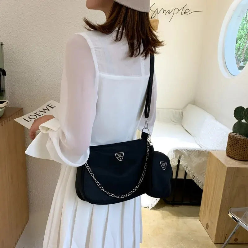 Women's Nylon Crossbody Bag – Casual, Lightweight and Portable Design