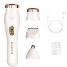 Deluxe Electric Epilator for Women – Portable and Painless Trimmer for Face, Legs, Underarms and Bikini Area
