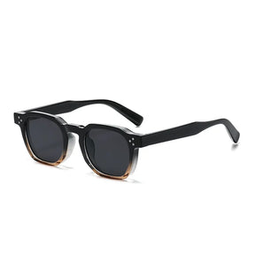 Vintage Oval Studded Sunglasses – Unisex Style with Blue Light Protection