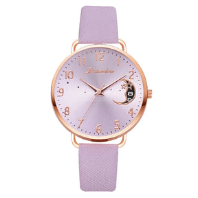 Watch Set with Leather Strap and Bracelet | Elegant and Modern Design