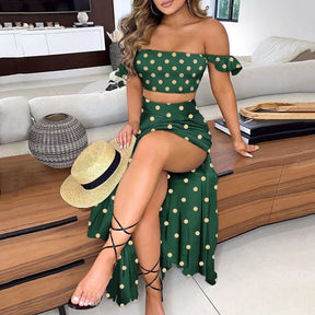 Women's Bohemian 2-Piece Set – Elegant Summer Dresses | Fresh and Stylish Look
