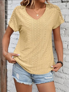 V-Neck T-Shirt – Casual and Fresh Style for Summer