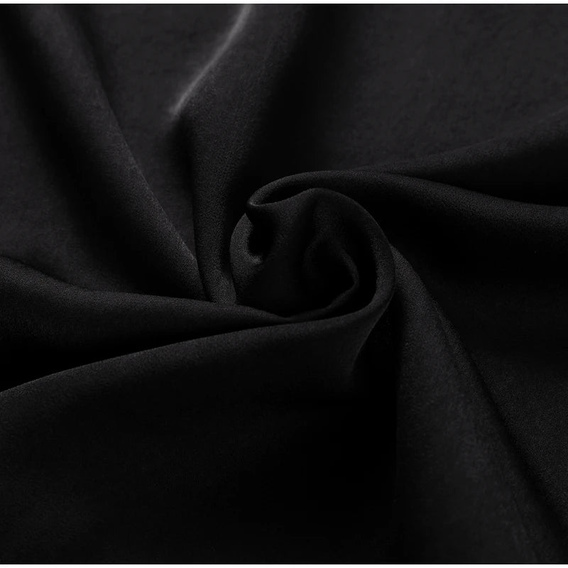Satin Prom Dress with Bow – Elegant, Halter Neckline, Off-the-Shoulder and Open Back