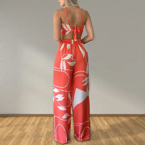 Women's Spring/Summer 2025 Outfit – Tank Top and Elegant Trousers