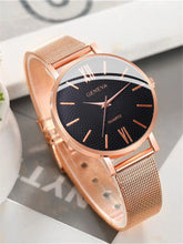 Elegant Women's Steel Mesh Watch – Minimalist and Versatile Design