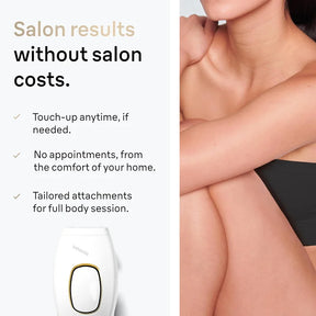 Luxury IPL Laser Hair Removal for Women – Permanent Hair Removal for Face and Body with Advanced Technology