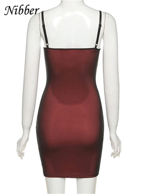 Vestido Bodycon Laranja sem Mangas – Justo, Fenda Lateral, Sexy para Festa ou Evento de Verão