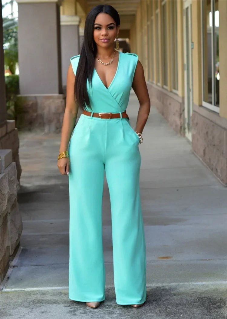 Elegant and Sophisticated Women's Jumpsuit – Chic Style, Sensual Fit and One Piece with Trousers