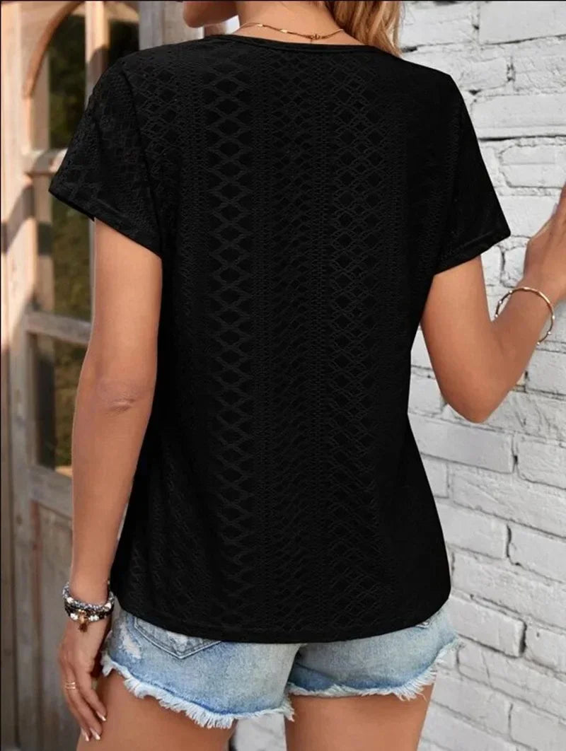 V-Neck T-Shirt – Casual and Fresh Style for Summer