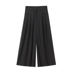 Women's Sleeveless Top and Pants Set – V-Neck, Elegant Belt, and Straight Cut 