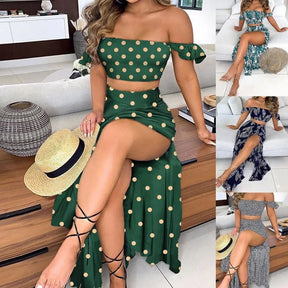 Women's Bohemian 2-Piece Set – Elegant Summer Dresses | Fresh and Stylish Look