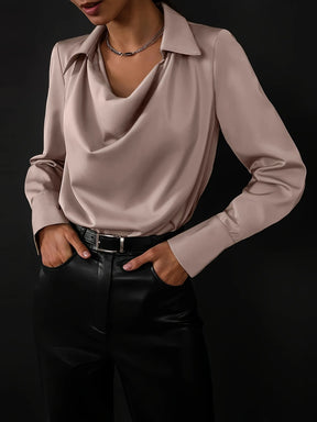 Blusa de Manga Comprida – Casual e Office para Outono