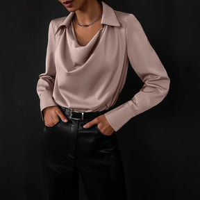 Blusa de Manga Comprida – Casual e Office para Outono