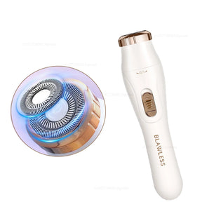 Deluxe Electric Epilator for Women – Portable and Painless Trimmer for Face, Legs, Underarms and Bikini Area