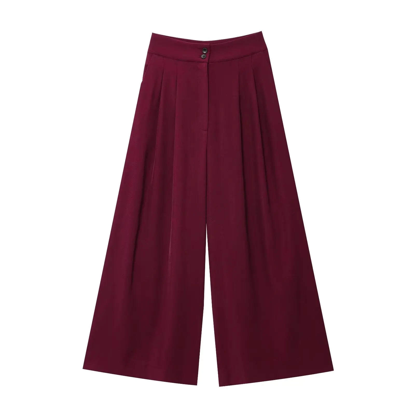 Women's Sleeveless Top and Pants Set – V-Neck, Elegant Belt, and Straight Cut 
