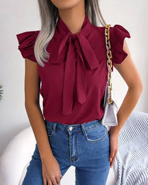Stylish Summer T-shirt – Short Sleeve, Simple and Versatile Cut