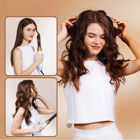 5-in-1 Professional Hair Dryer, Hot Comb, Curling Iron, and Straightener Set – Complete Styling Tool